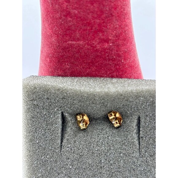 1992 Avon Sparkling Rhinestone Christmas Ornament Pierced Earrings - Picture 4 of 7